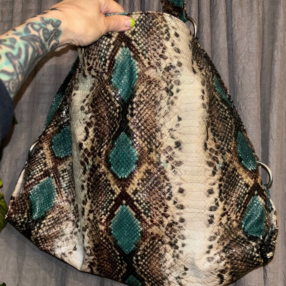 Chicos python hobo sling bag - Picture 2 of 8